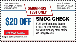 Smog Check Coupon